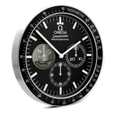 omega wall clock buy online|speedmaster wall clock.